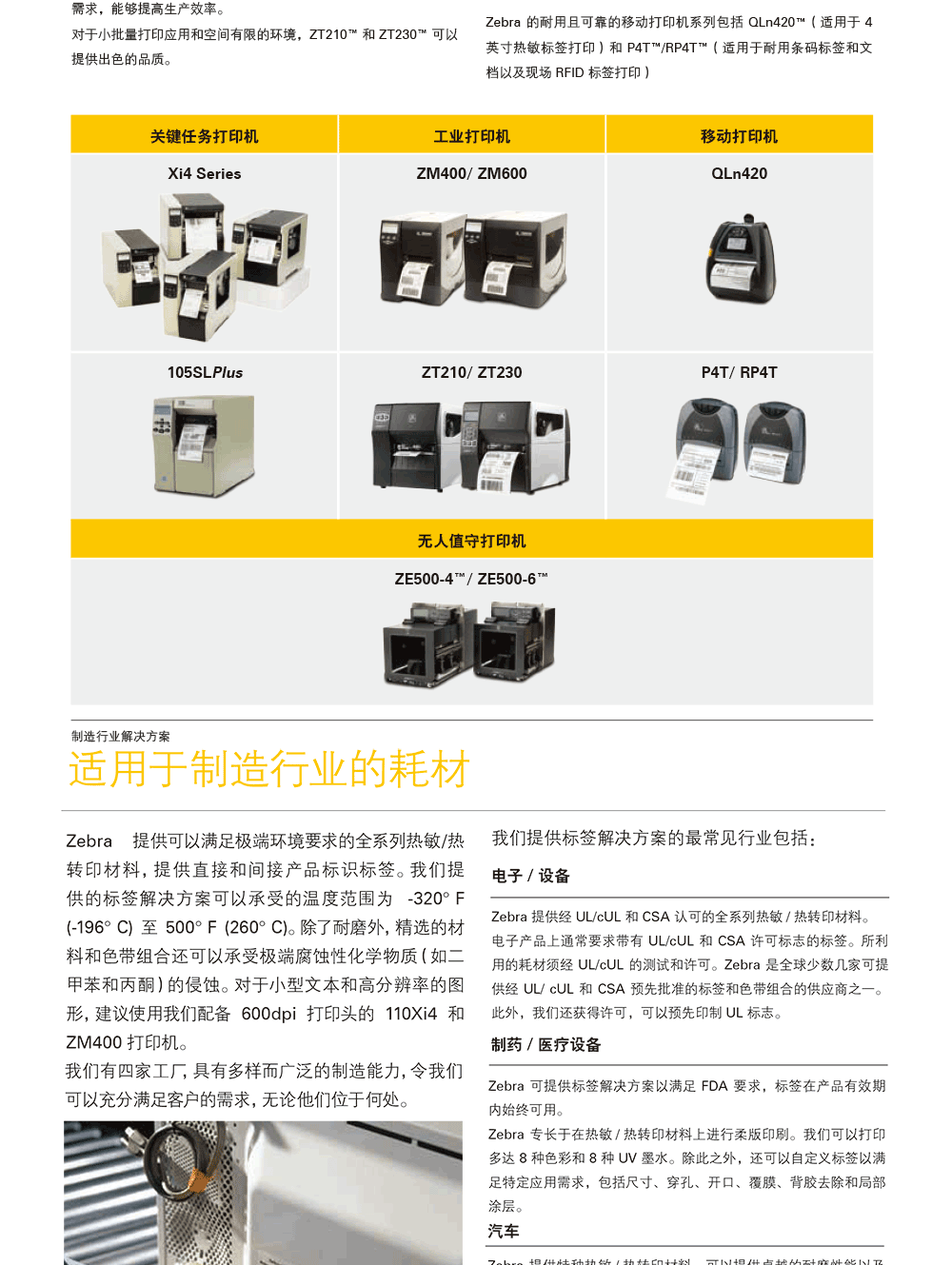 制造业条码解决方案